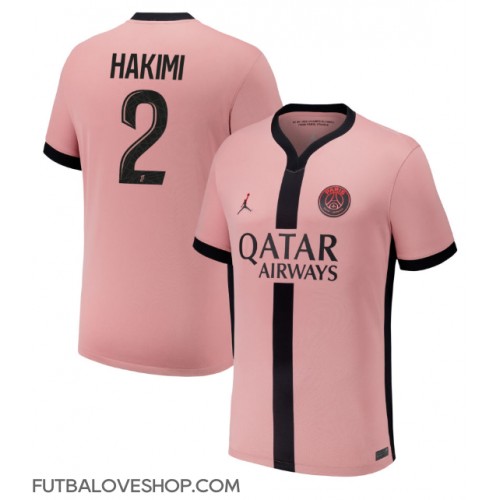 Dres Paris Saint-Germain Achraf Hakimi #2 Tretina 2024-25 Krátky Rukáv